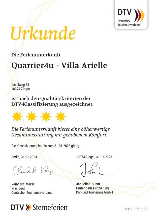 Quartier4U - 4 Sterne - Inklusive Eigene Bikebox Mit Strom - Waeschepaket - Power Wlan - Parkplatz # Bestpreisgarantie # Цингст Екстер'єр фото